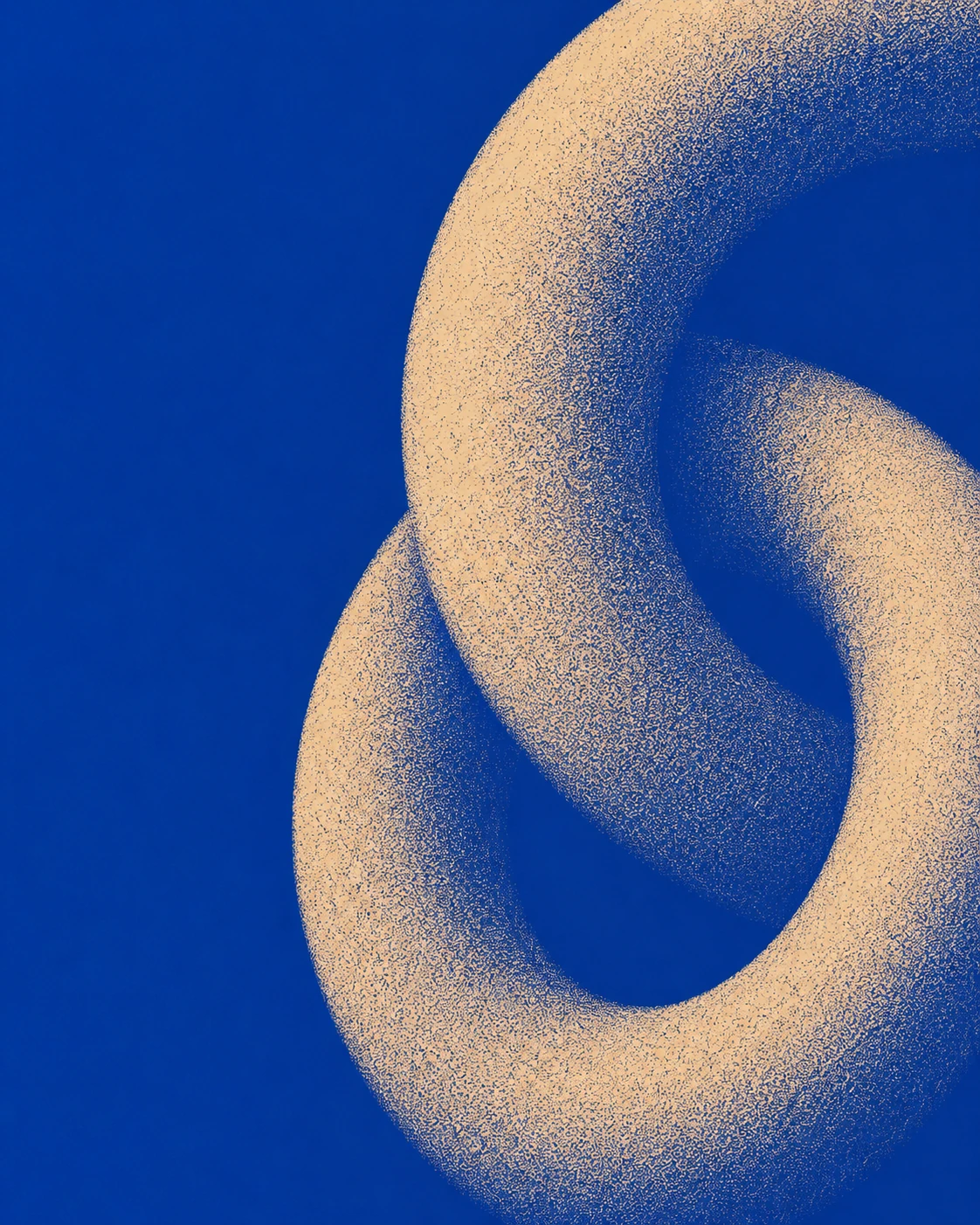 Two forms interlocked, one inside the other